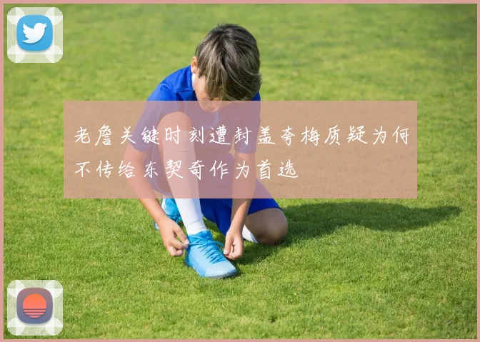 老詹关键时刻遭封盖夸梅质疑为何不传给东契奇作为首选