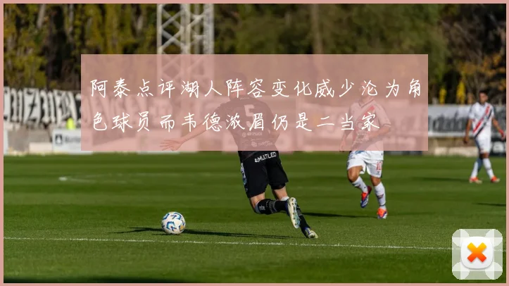 阿泰点评湖人阵容变化威少沦为角色球员而韦德浓眉仍是二当家